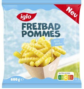 Iglo Freibad Pommes Wilde Wellen 600g