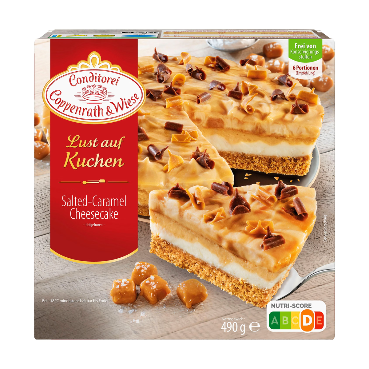 Coppenrath&Wiese Солёный карамель чизкейк 490g