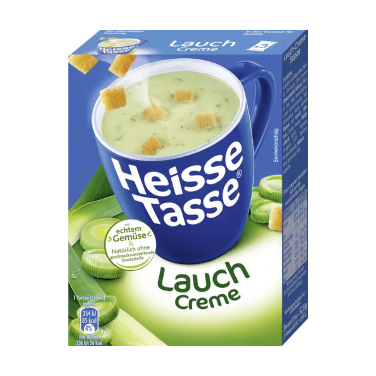 Heisse Tasse Lauch Creme für 600ml 74,4g