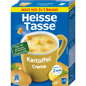 Heisse Tasse Kartoffel Creme für 600ml 74,4g