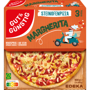 GUT&GÜNSTIG Steinofenpizza Margherita 3x300g