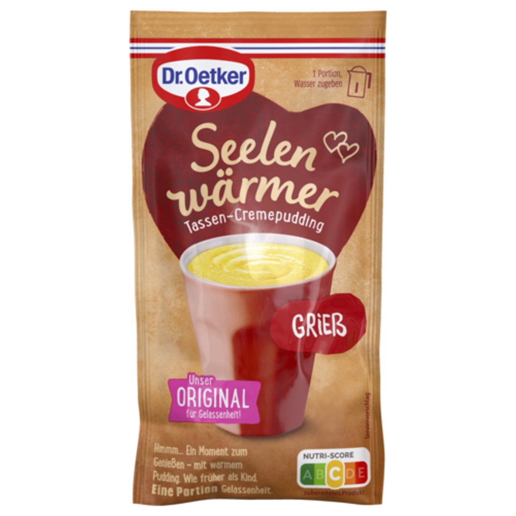 Dr.Oetker Seelenwärmer Tassenpudding Grieß für 150ml 60g