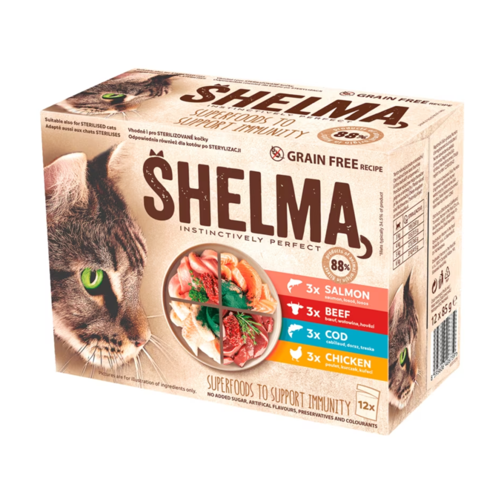 Shelma Meat Fish 12x85g