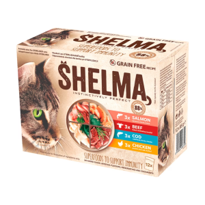 Shelma Meat Fish 12x85g