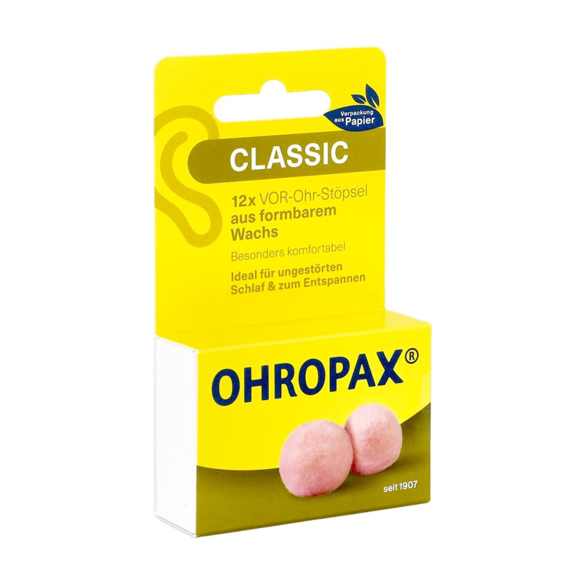Ohropax Wachsstöpsel Classic 12ST