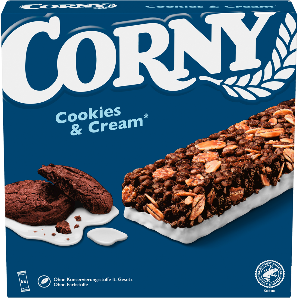Corny Печенье & крем 6x23g