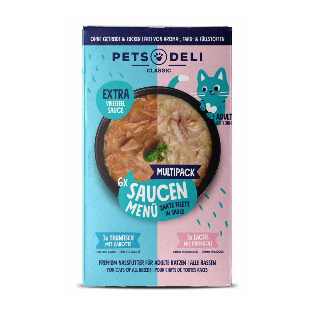Pets Deli Multipack Lachs,Thunfisch 6ST 420g