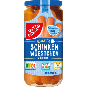 GUT&GÜNSTIG Schinkenwürstchen in Eigenhaut 380g QS ITW