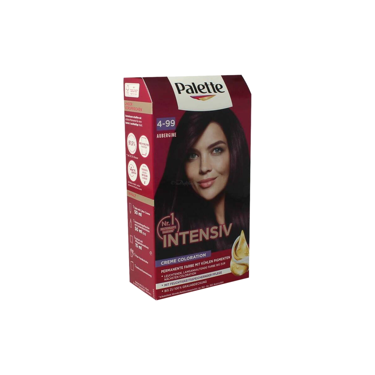 Palette Intensiv Creme Coloration Aubergine 4-99