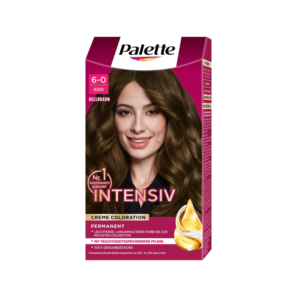Palette Intensiv Creme Coloration Hellbraun 6-0/600