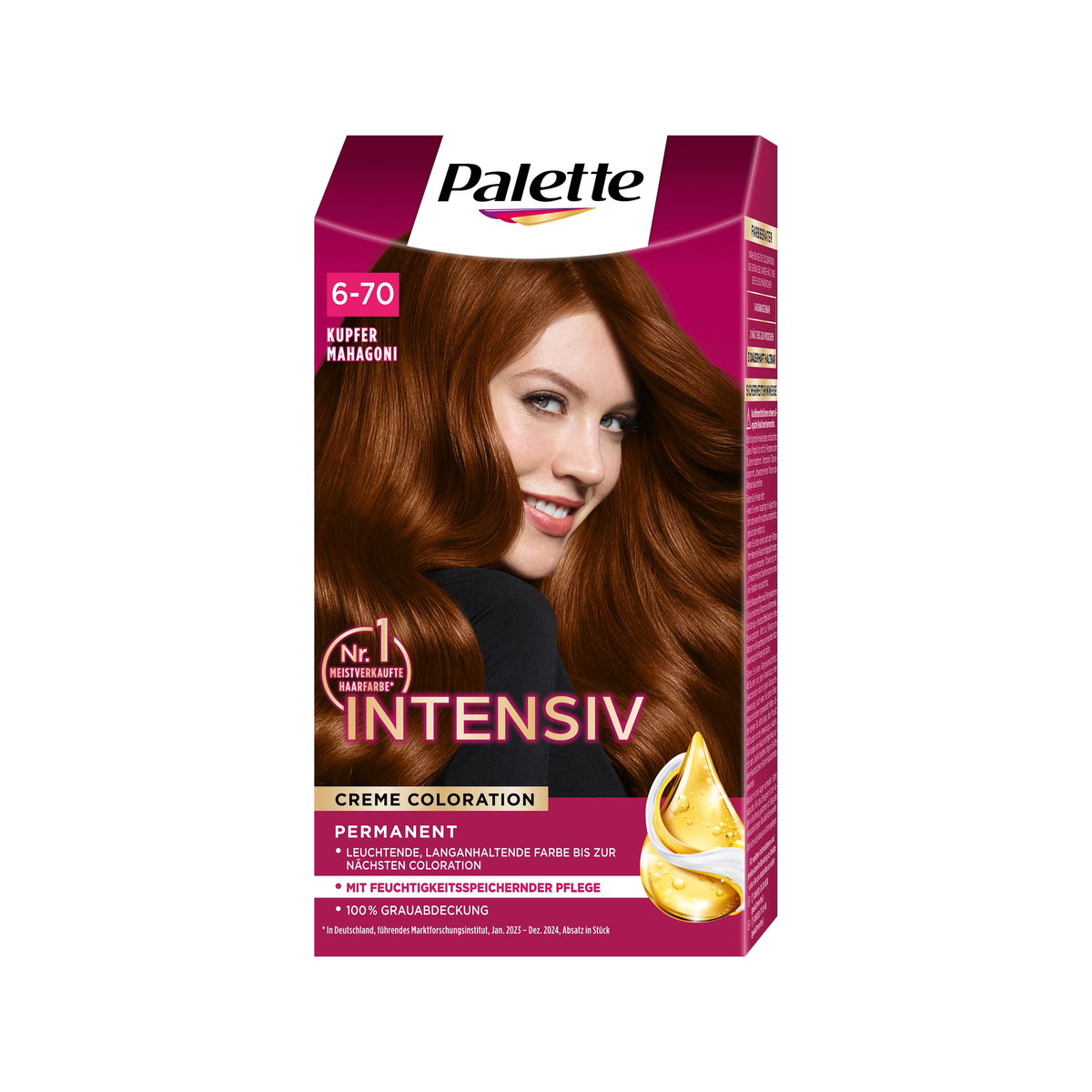 Palette Intensiv Creme Coloration Kupfer Mahagoni 6-70