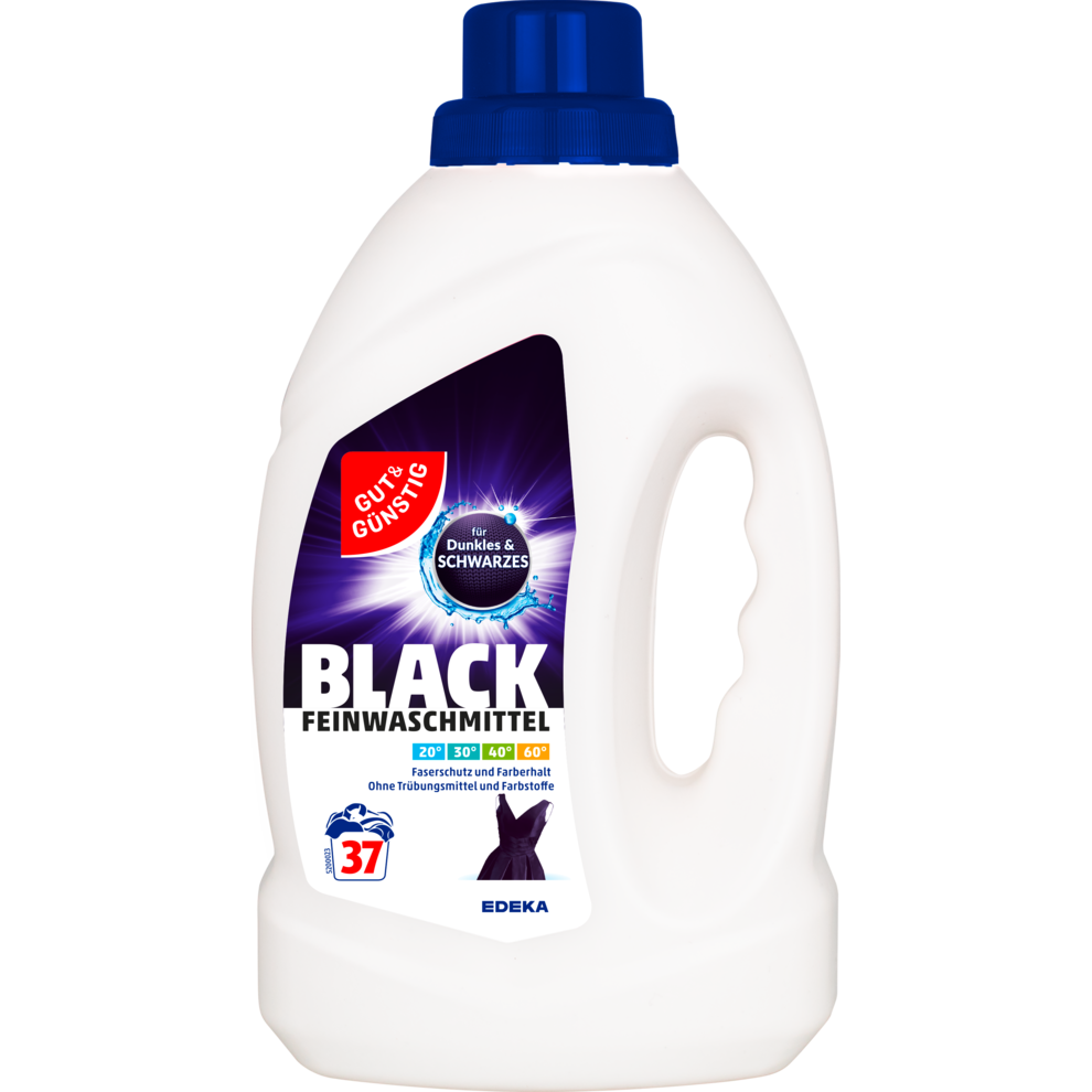 GUT&GÜNSTIG Feinwaschmittel Black 37WL 1,5l