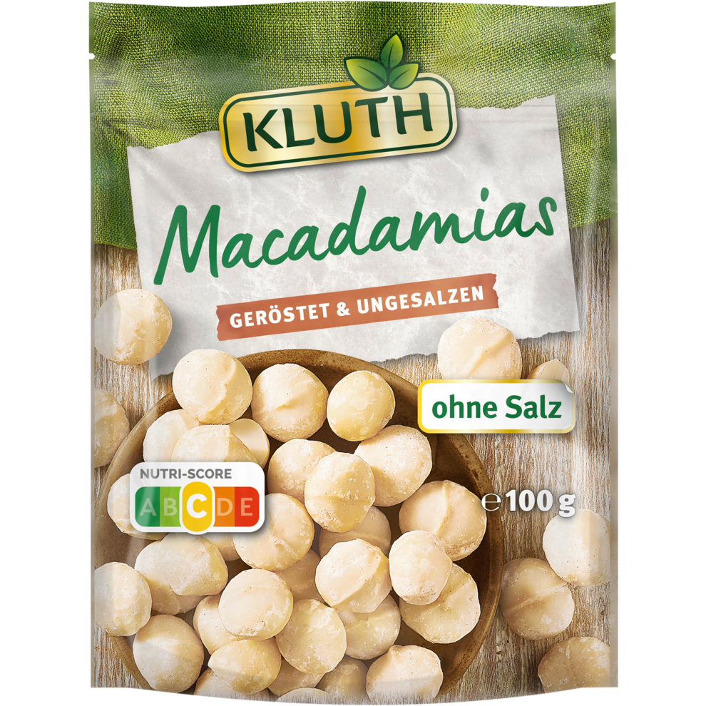 Kluth Macadamias geröstet ungesalzen 100g