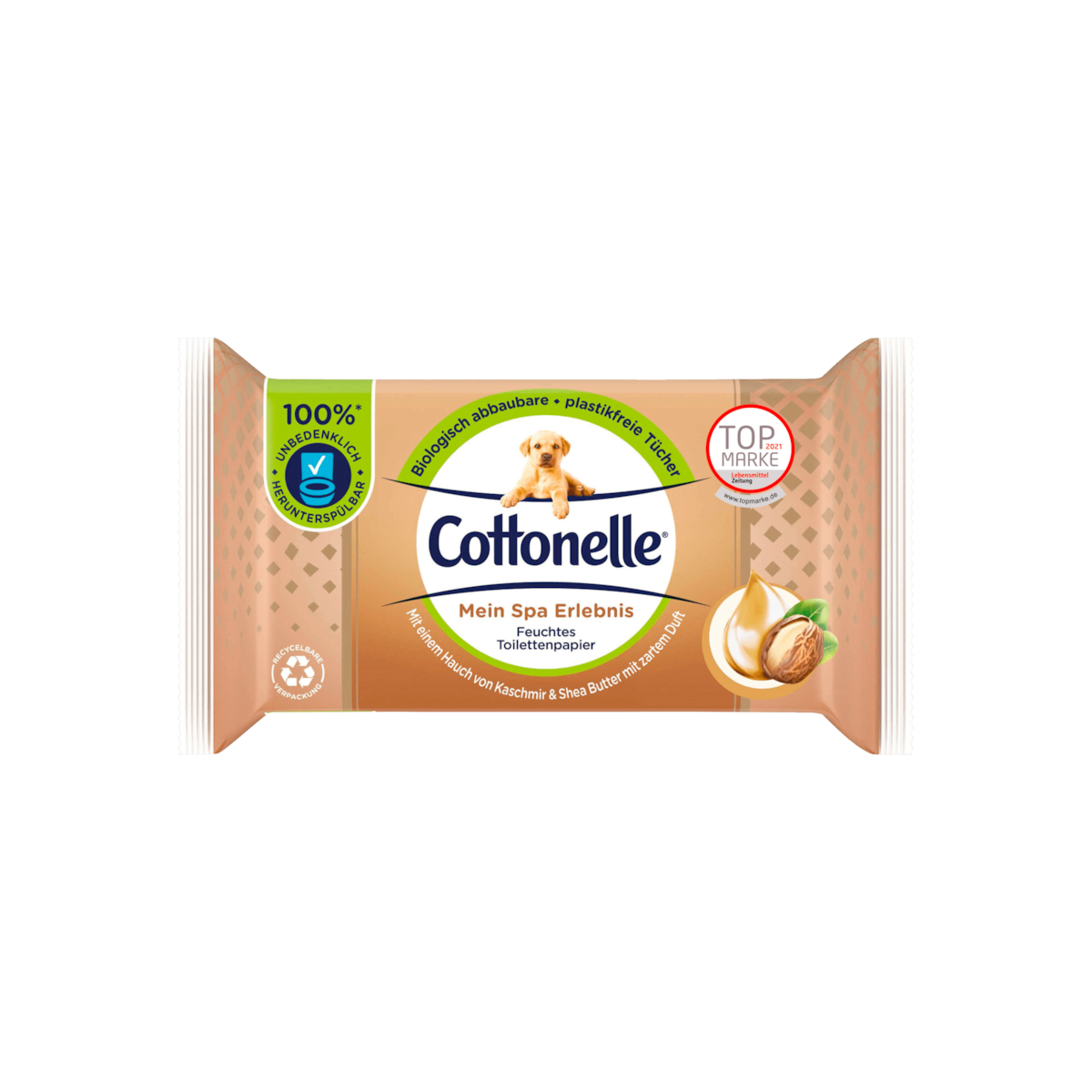 Cottonelle Feuchtes Toilettenpapier Mein Spa Erlebnis Cashmere&Shea Butter 42ST