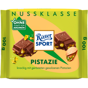 Ritter Sport Nuss Klasse Pistazie 100g
