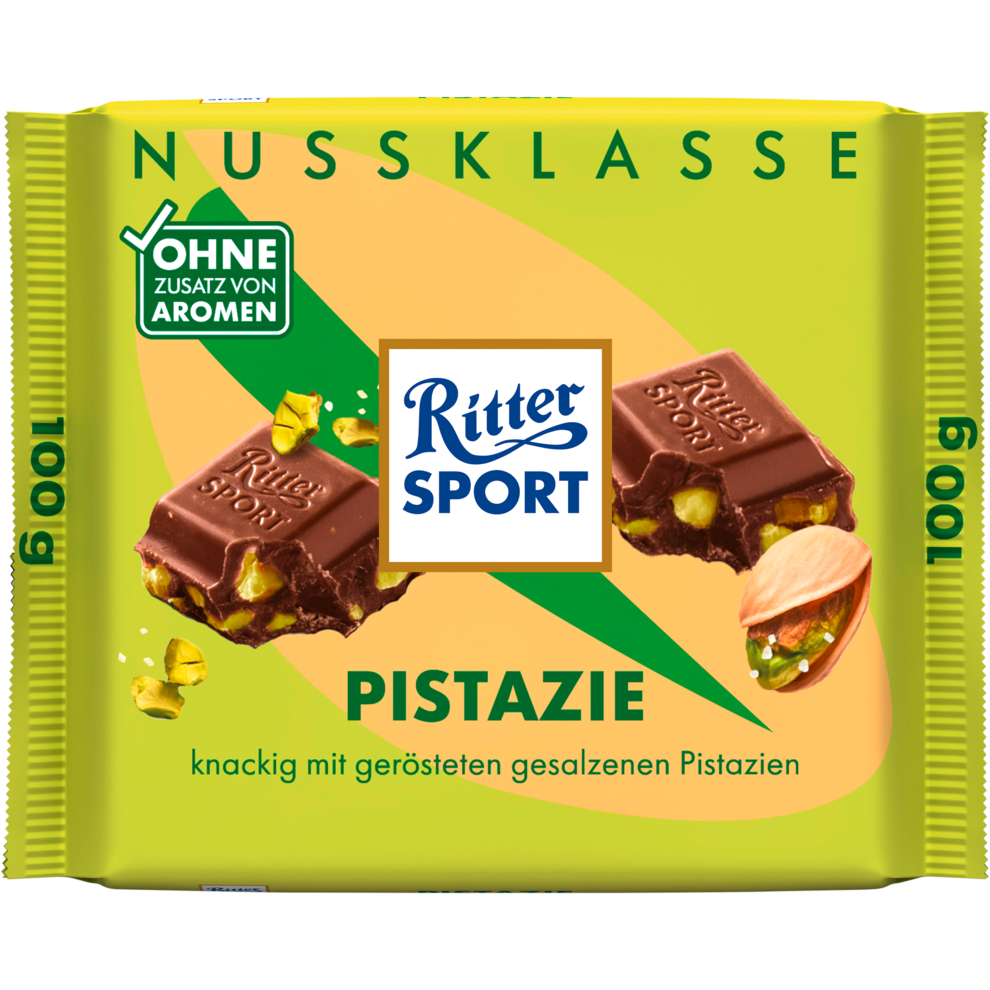 Ritter Sport Nuss Klasse Pistazie 100g