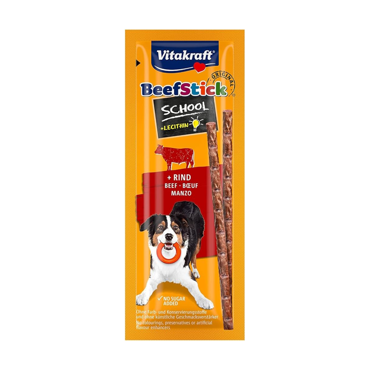 Vitakraft Beef-Stick School Rind für Hunde 10x2g