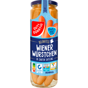GUT&GÜNSTIG Венский сосиски 550g QS ITW
