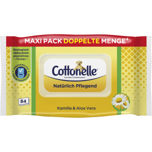 Cottonelle Feuchtes Toilettenpapier Natürlich Pflegend Maxi Pack 84ST