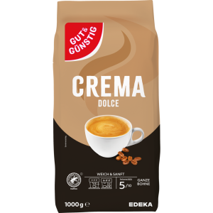 GUT&GÜNSTIG Крема дольче целые фасоль 1000g