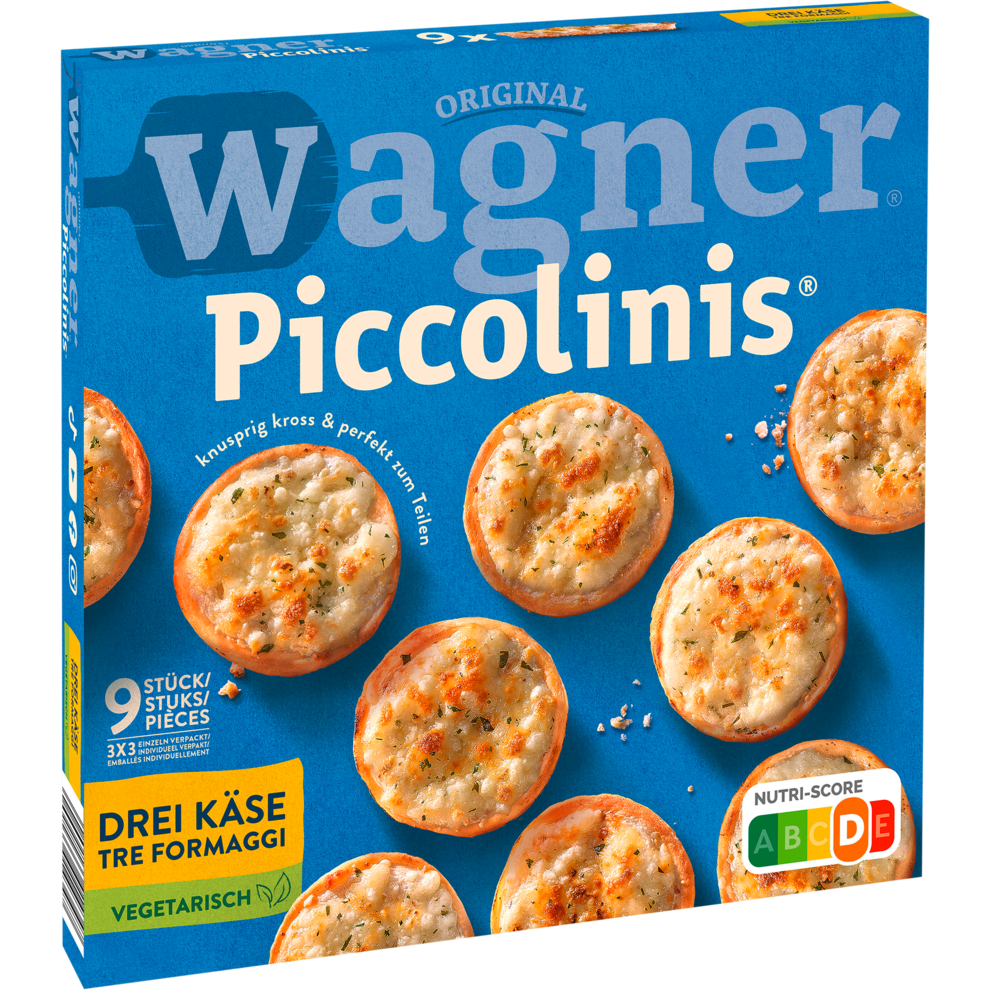 Wagner Piccolinis 3-Käse 9x30g