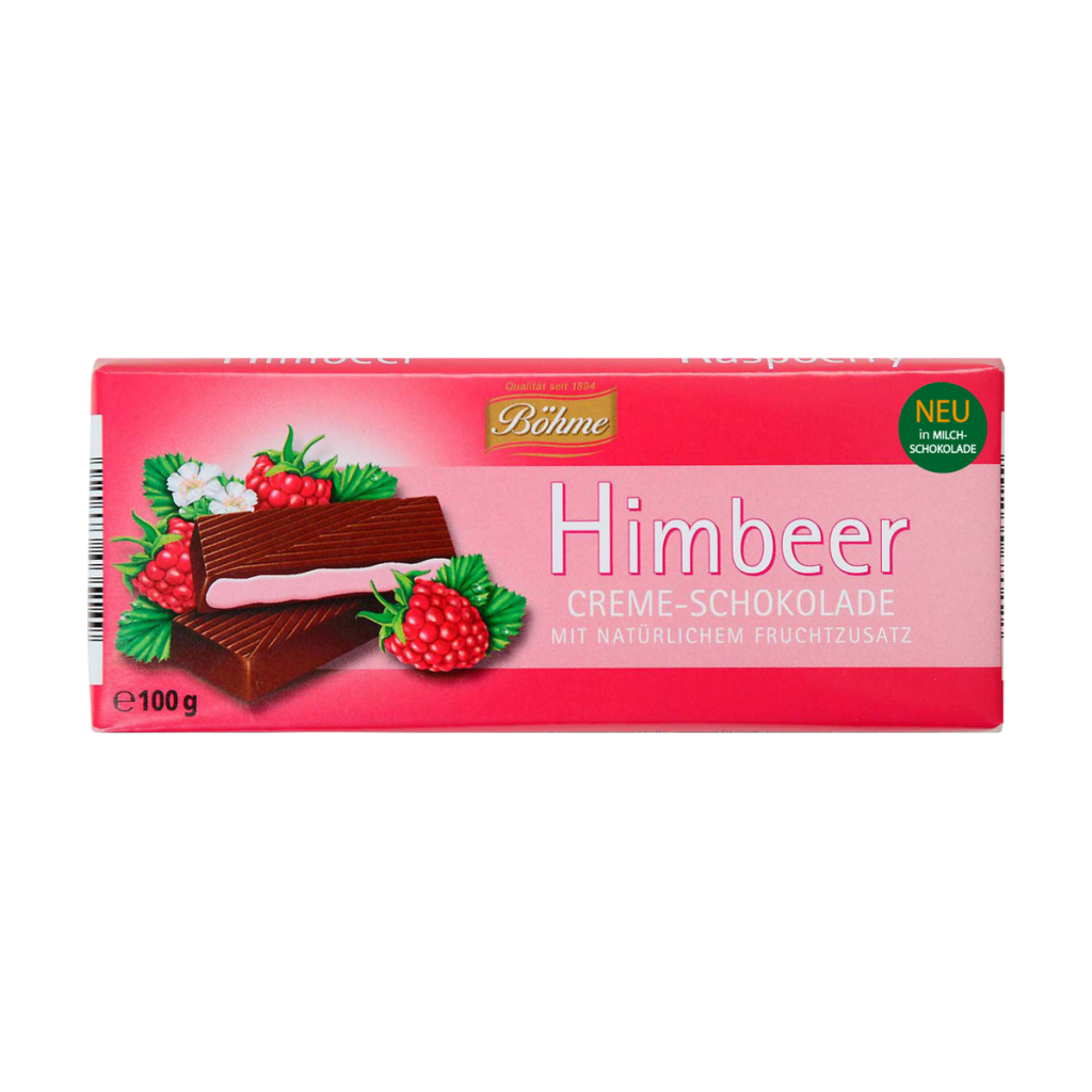 Böhme Creme-Schokolade Himbeer 100g