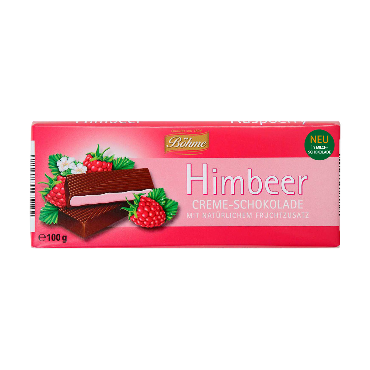 Böhme Creme-Schokolade Himbeer 100g
