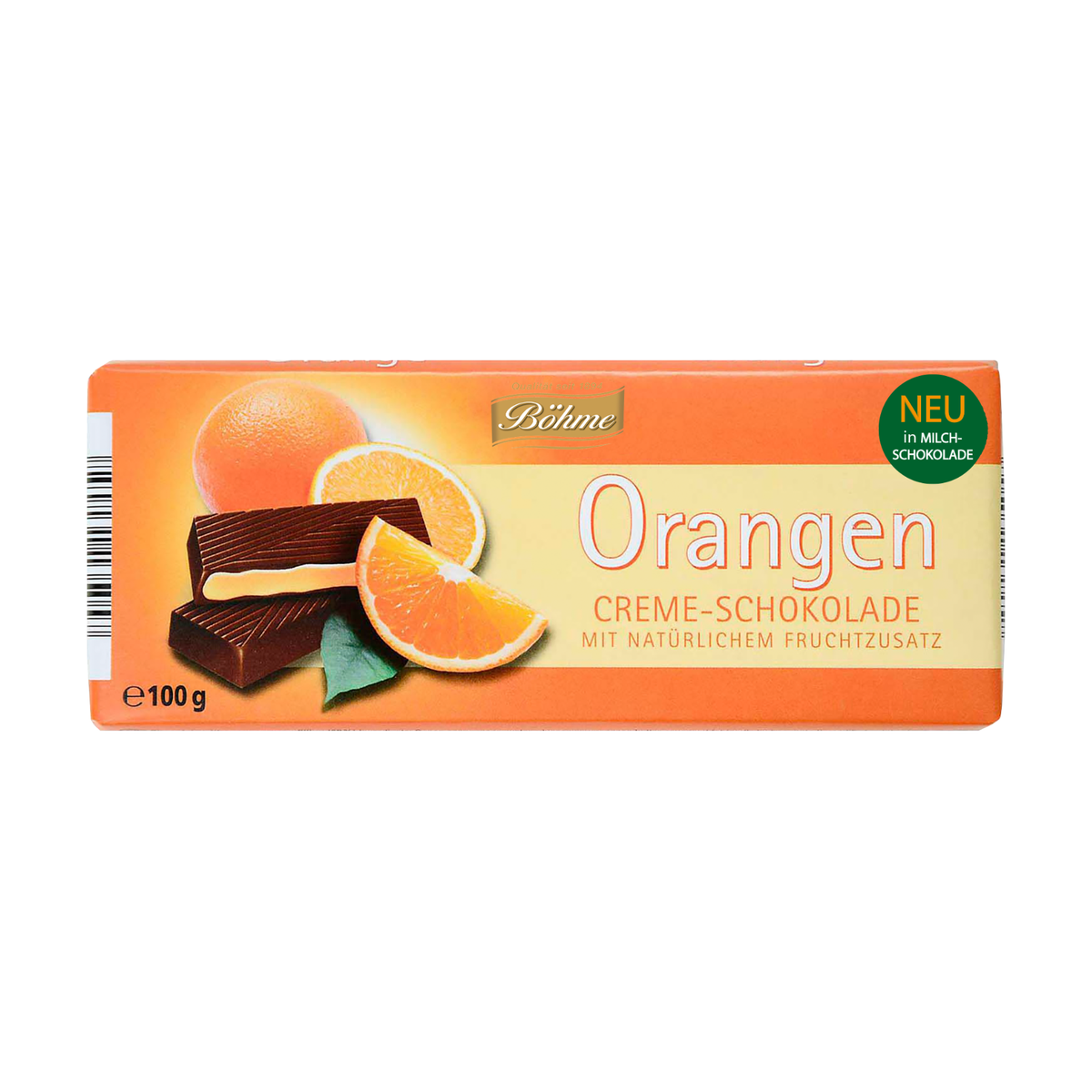 Böhme Creme-Schokolade Orange 100g