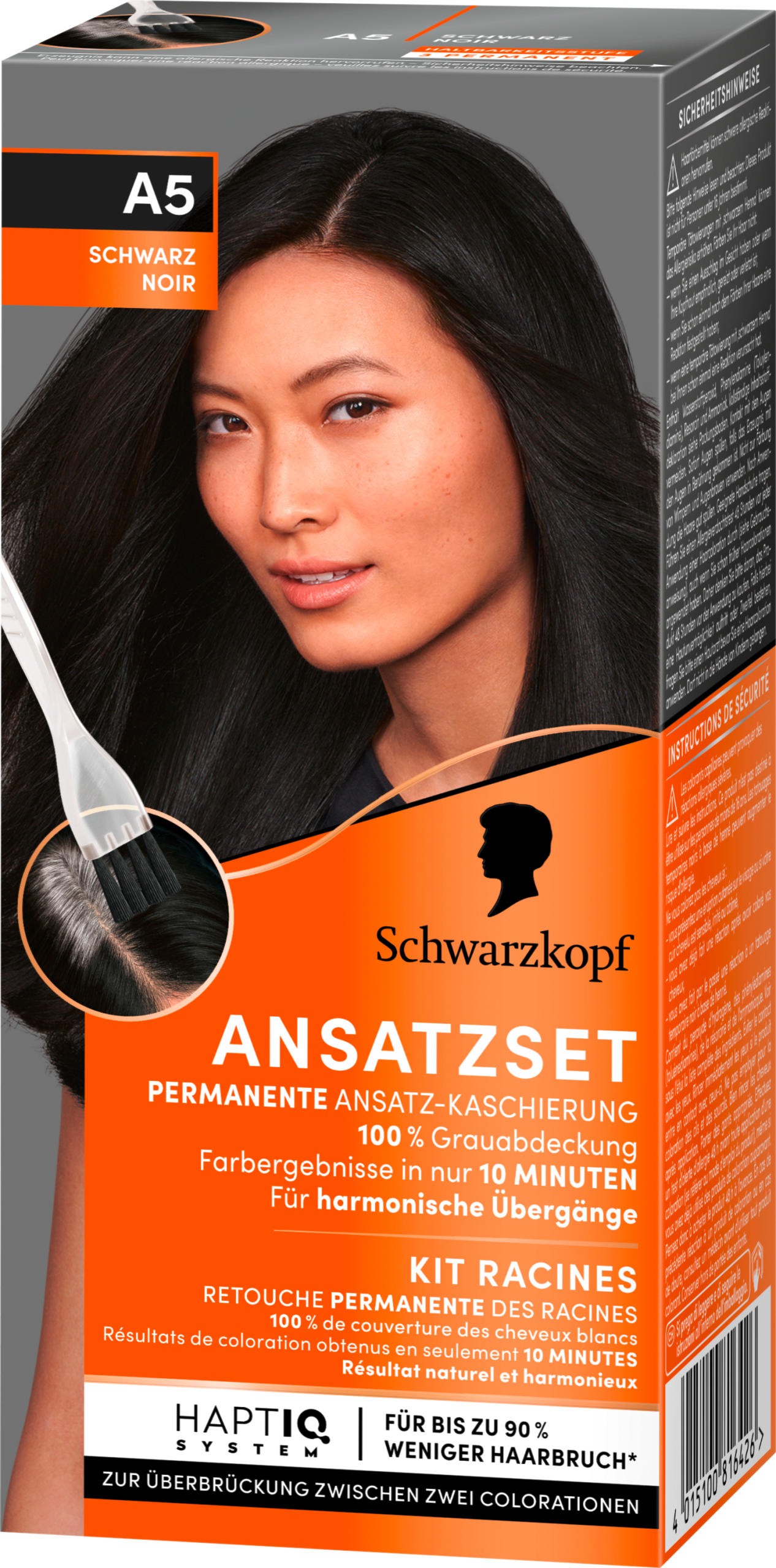 Schwarzkopf Ansatzset Ansatz-Kaschierung schwarz A5