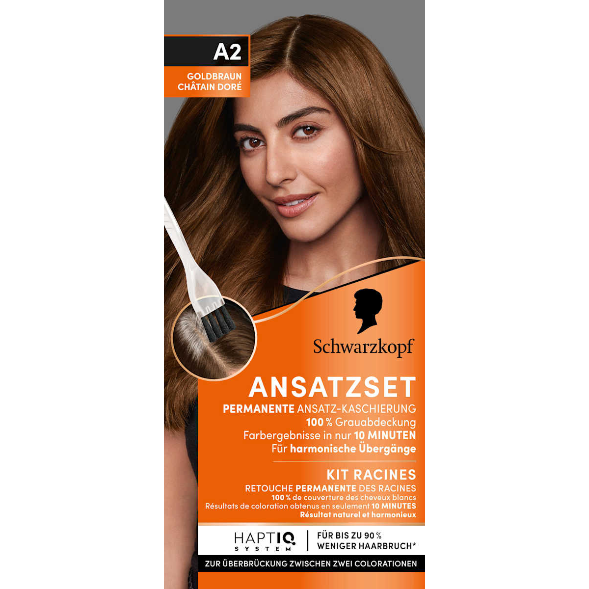 Schwarzkopf Ansatzset Ansatz-Kaschierung goldbraun A2