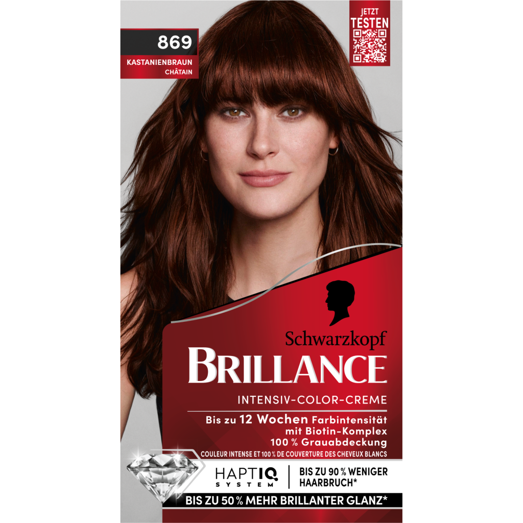 Brillance Intensiv-Color-Creme kastanienbraun 869