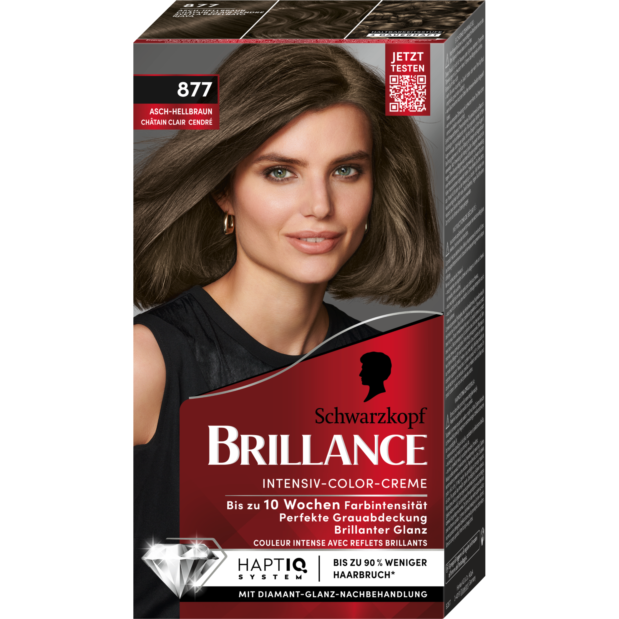 Brillance Intensiv-Color-Creme Helles aschbraun 877