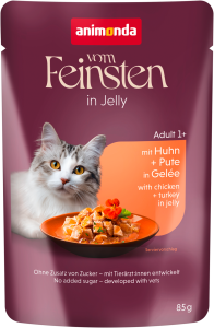 Animonda Vom Feinsten Adult Raffinesse in Gelee reich an Huhn mit Pute 85g