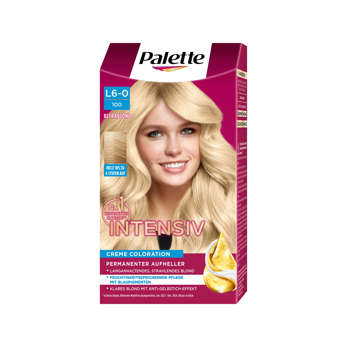 Palette Intensiv Creme Coloration Ultrablond L6-0/100