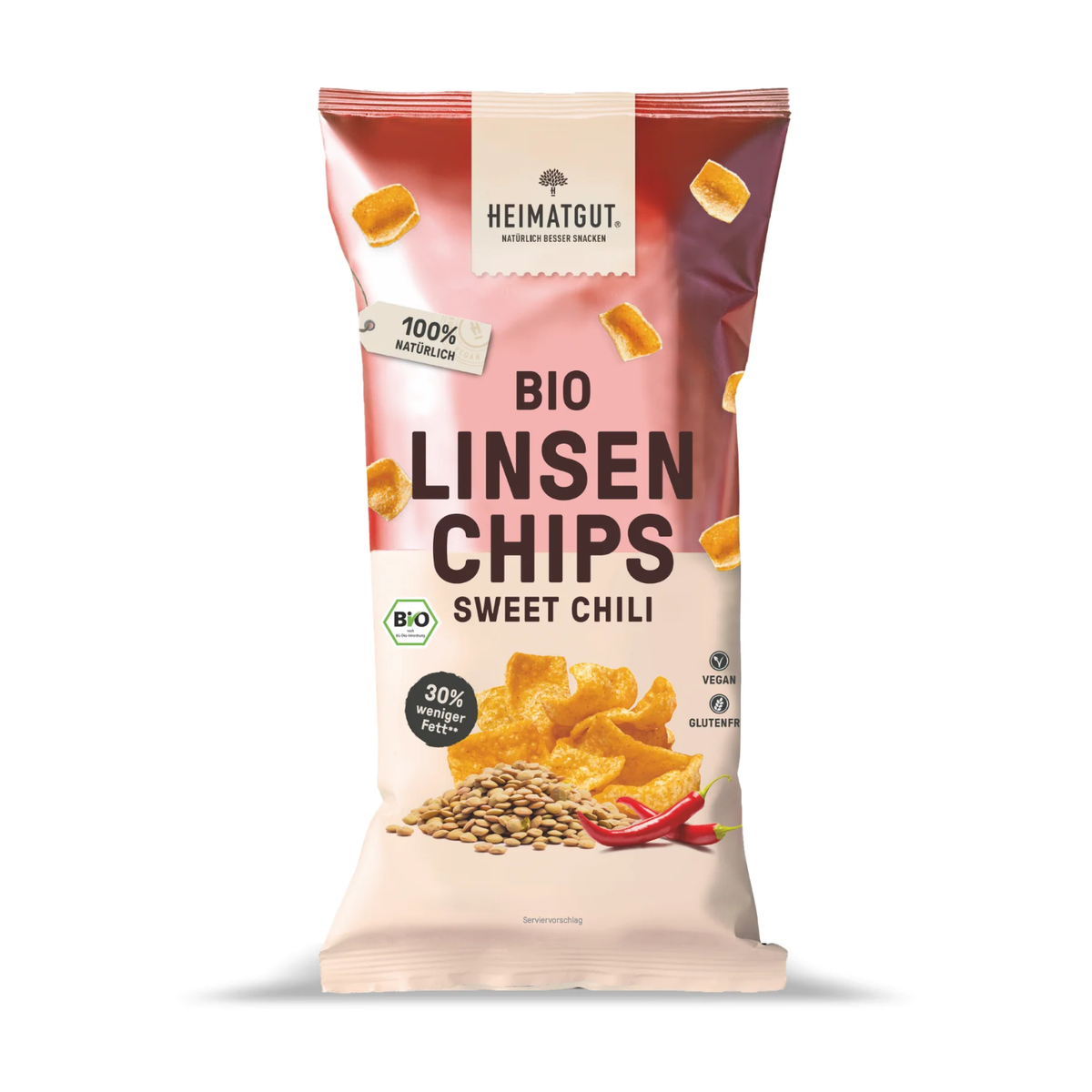 Bio Heimatgut Linsen Chips Sweet Chili 75g