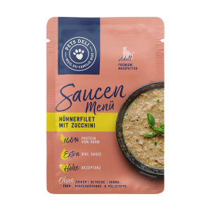 Pets Deli Saucen Menü Hühnerfilet 70g