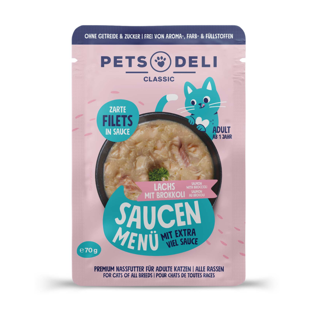 Pets Deli Saucen Menü Lachs 70g