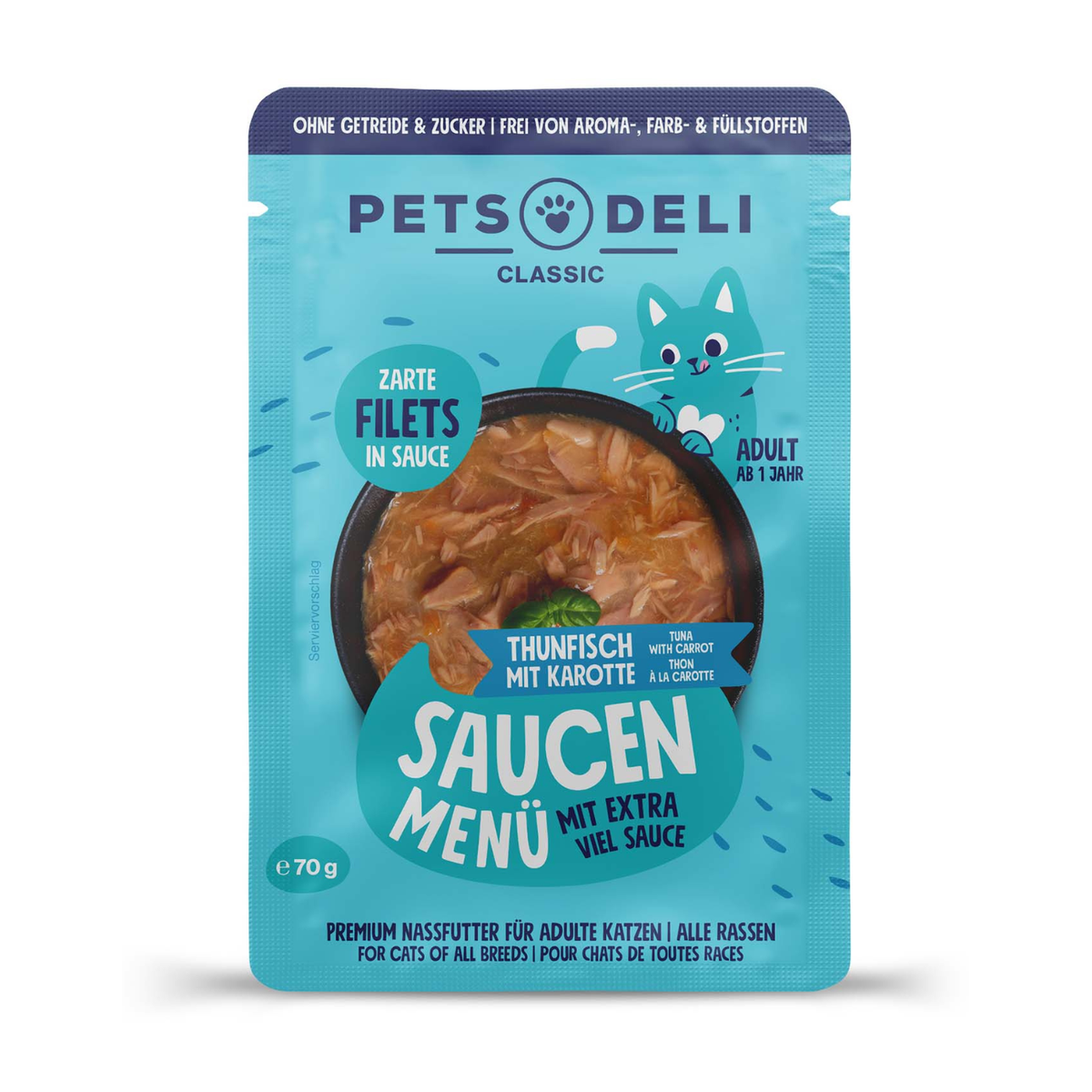 Pets Deli Saucen Menü Thunfisch 70g
