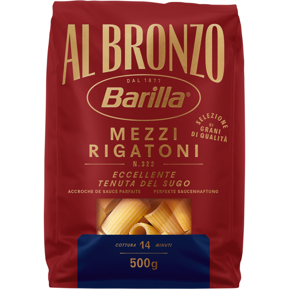 Barilla Albronzo Mezzi Rigatoni 500g