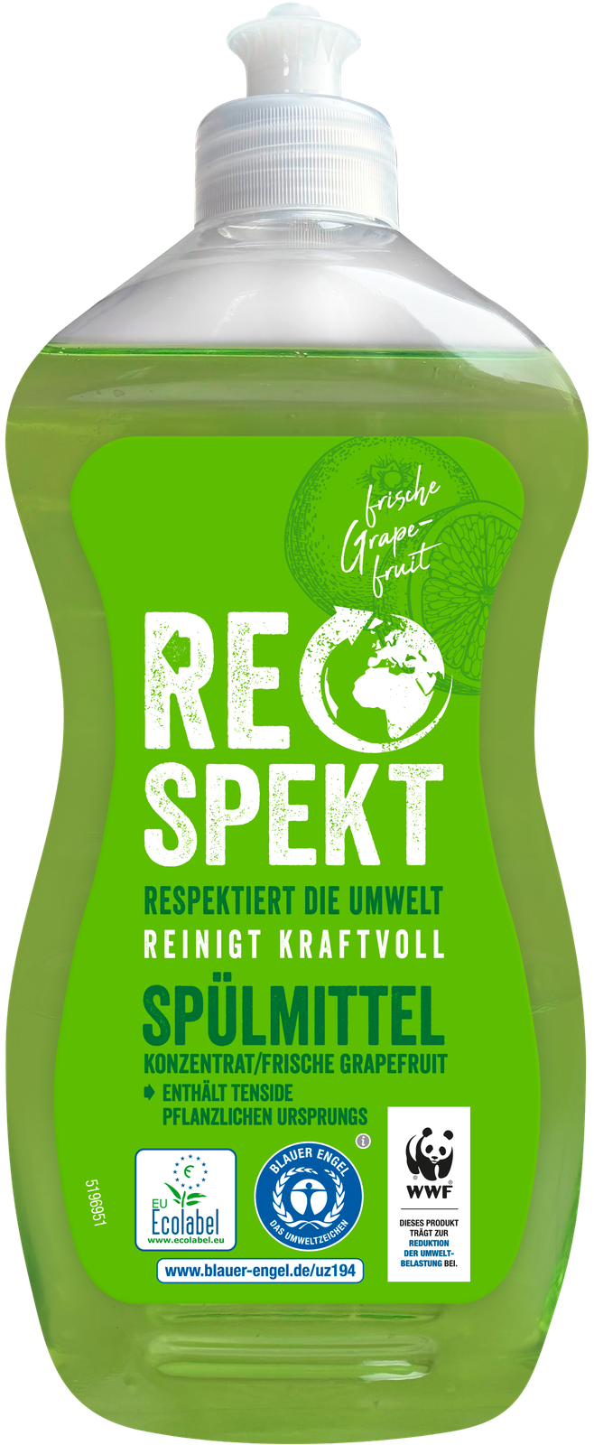 RESPEKT Spülmittel Konzentrat Grapefruit 500ml