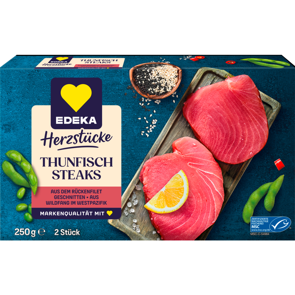MSC EDEKA Herzstücke Thunfischsteaks 250g