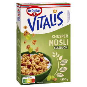 Dr.Oetker Vitalis хрустящий мюсли 1500g