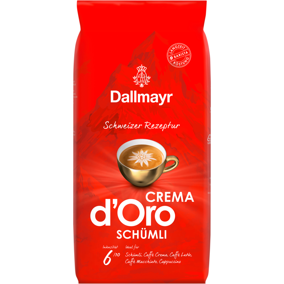 Dallmayr Crema d'Oro Schümli ganze Bohnen 1kg