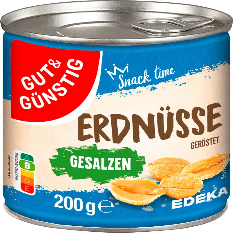 GUT&GÜNSTIG Арахис обжаренный солёный 200g