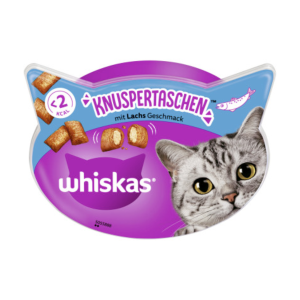 Whiskas Knuspertaschen mit Lachs Geschmack 60g