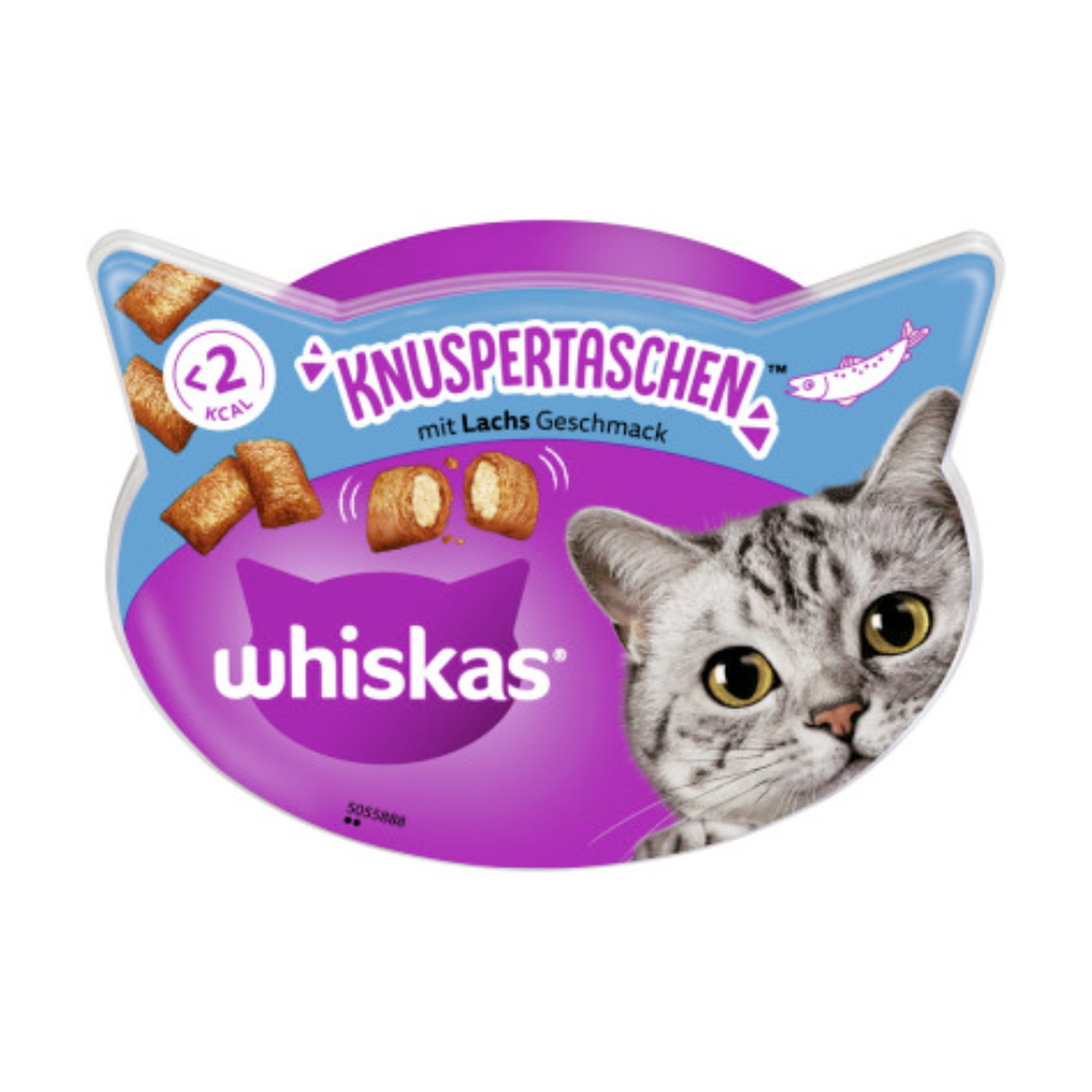 Whiskas Knuspertaschen mit Lachs Geschmack 60g