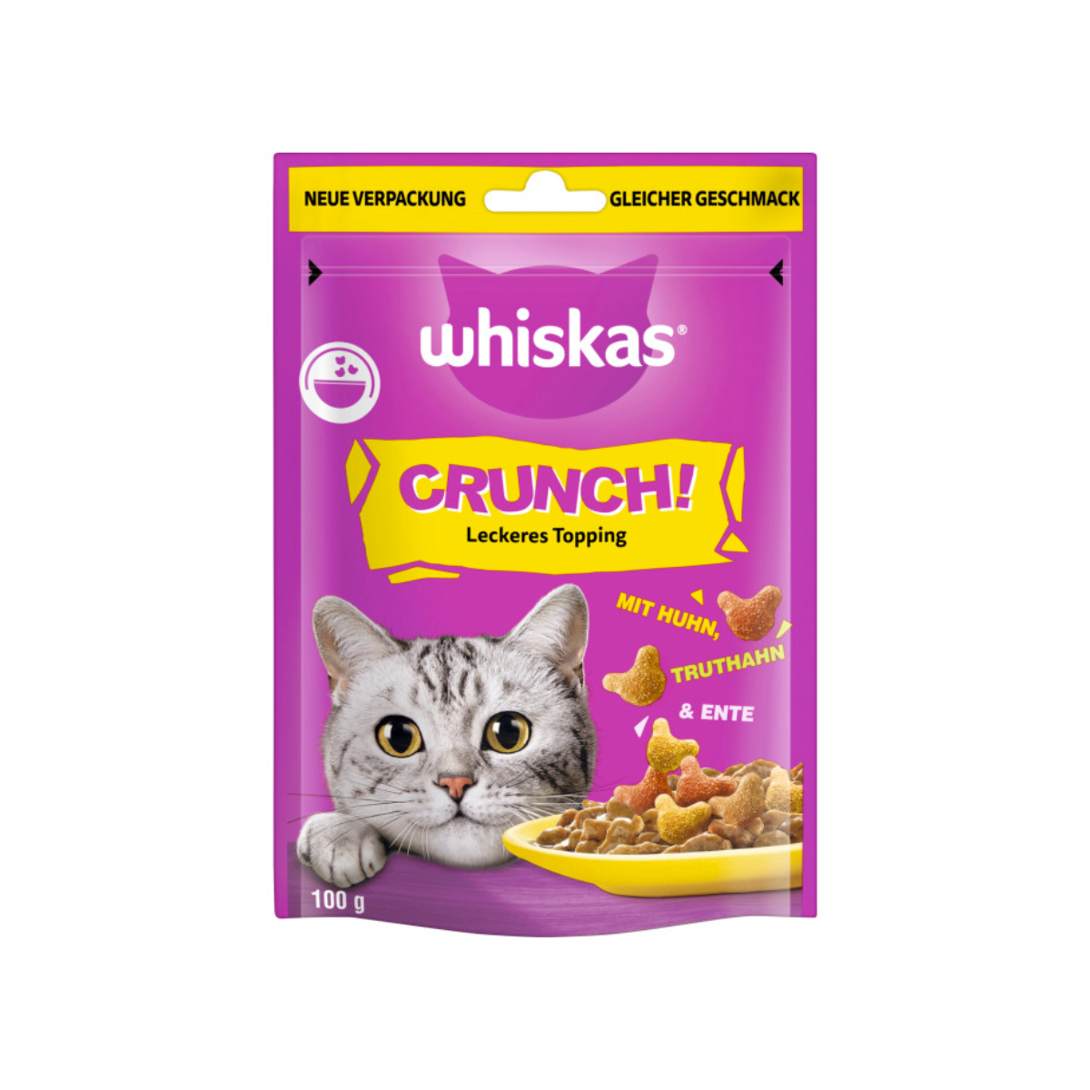 Whiskas Crunch mit Huhn Truthahn und Ente 100g