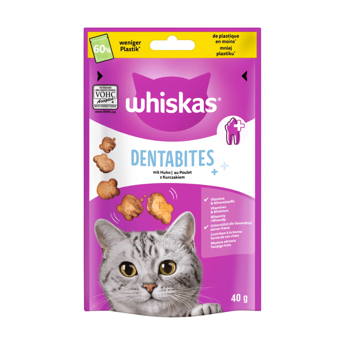 Whiskas Dentabites mit Huhn 40g