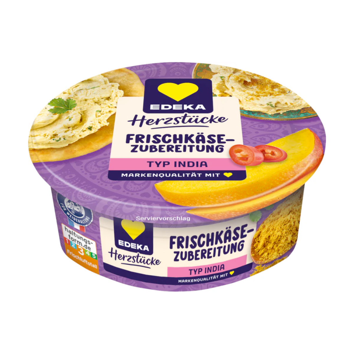 EDEKA Herzstücke Frischkäse India 50% 150g
