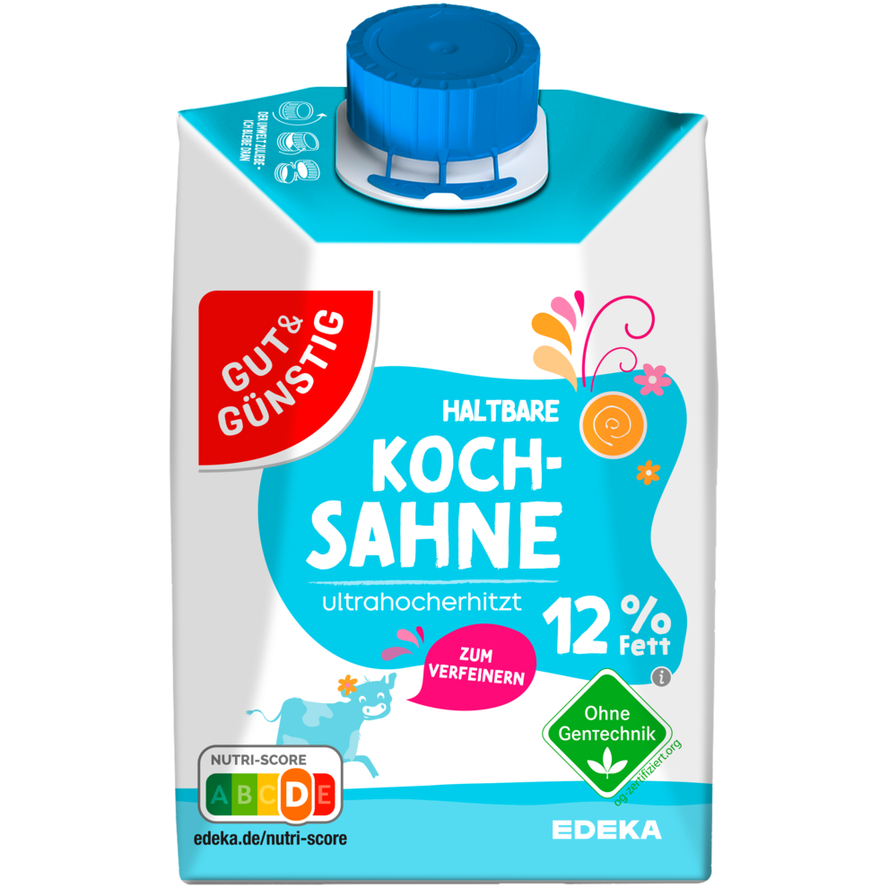 GUT&GÜNSTIG Kochsahne 12% 200g VLOG